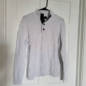 INC International Concepts Men's 1/4 Button Up Sweater